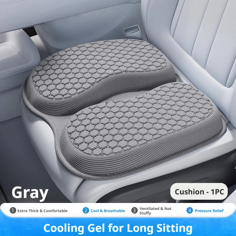 SEAMETAL Breathable Car Seat Cover – Ice Silk Summer Seat Cushion