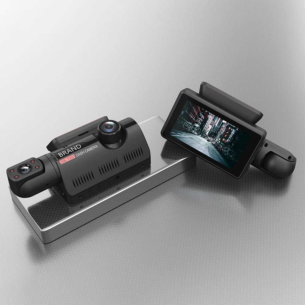Zimtop A68 WiFi Dual Dash Cam 4K Front & 1080P Rear Camera