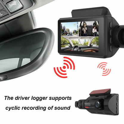 Zimtop A68 WiFi Dual Dash Cam 4K Front & 1080P Rear Camera