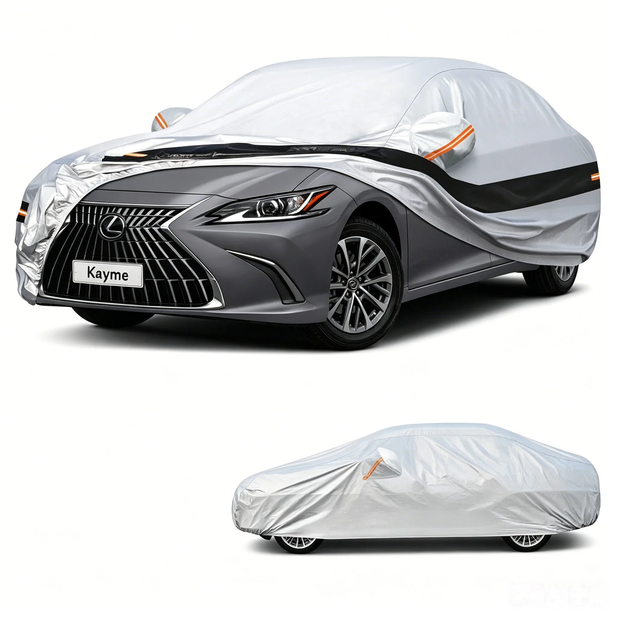 10-Layer Waterproof Car Cover – All-Weather UV, Snow & Rain Protection