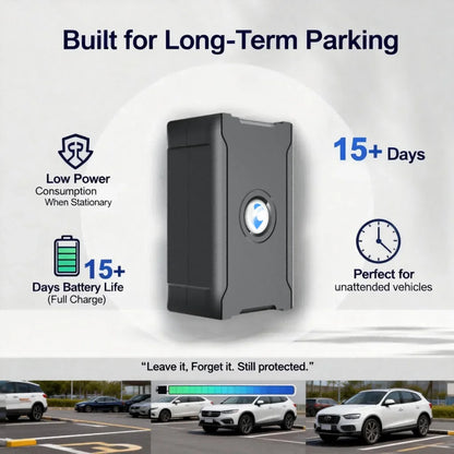 Portable GPS Vehicle Tracker with 6000mAh Battery & Magnetic Mount