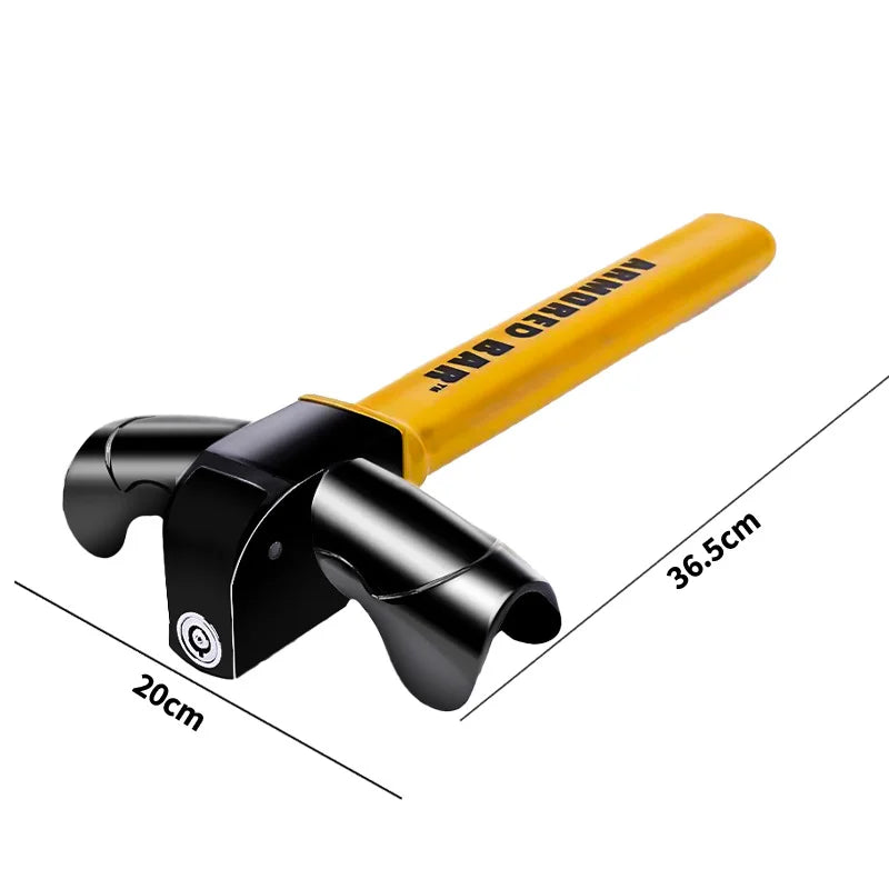 Steering Wheel Anti-Theft Lock – High-Visibility Vehicle Security