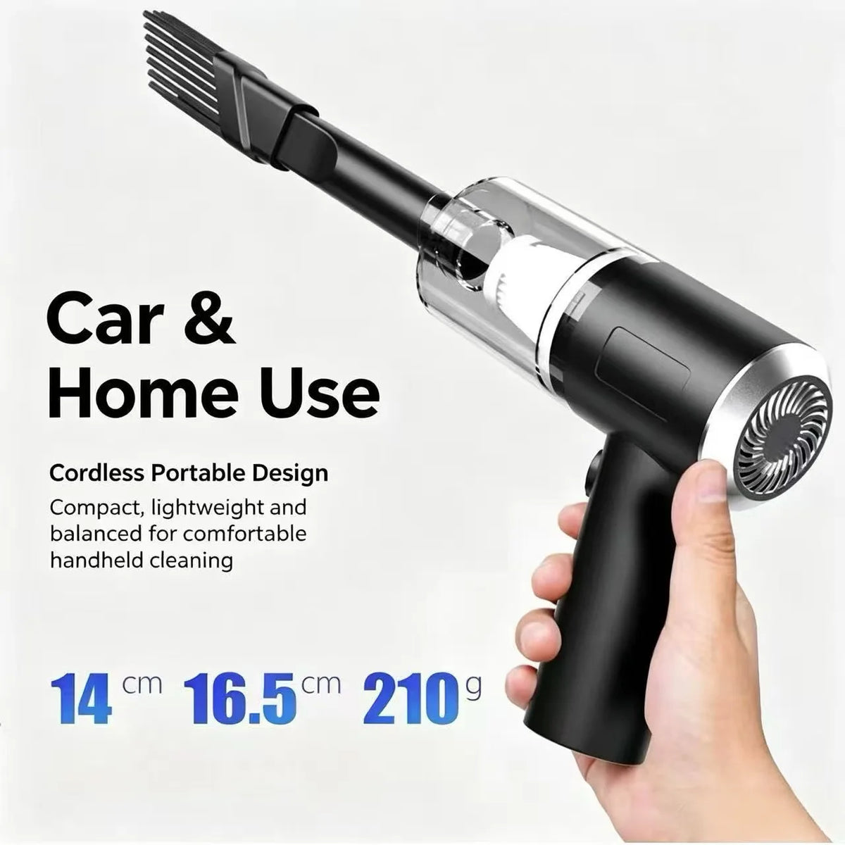 Ultimate Portable Wireless Car Vacuum for Effortless Cleaning
