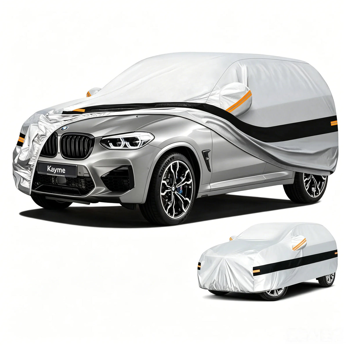 10-Layer Waterproof Car Cover – All-Weather UV, Snow & Rain Protection