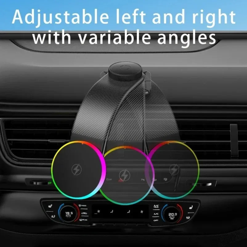 VIKEFON 15W Magnetic Wireless Car Charger Mount