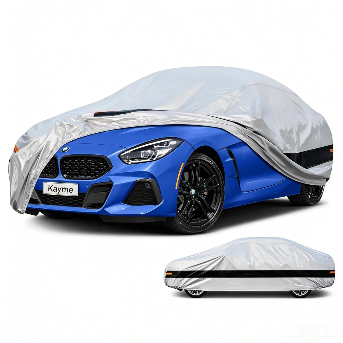 10-Layer Waterproof Car Cover – All-Weather UV, Snow & Rain Protection