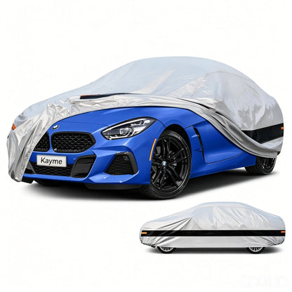 10-Layer Waterproof Car Cover – All-Weather UV, Snow & Rain Protection