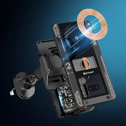 Magnetic Car Charger Mount - Effortless Wireless Charging for Your On-the-Go Lifestyle