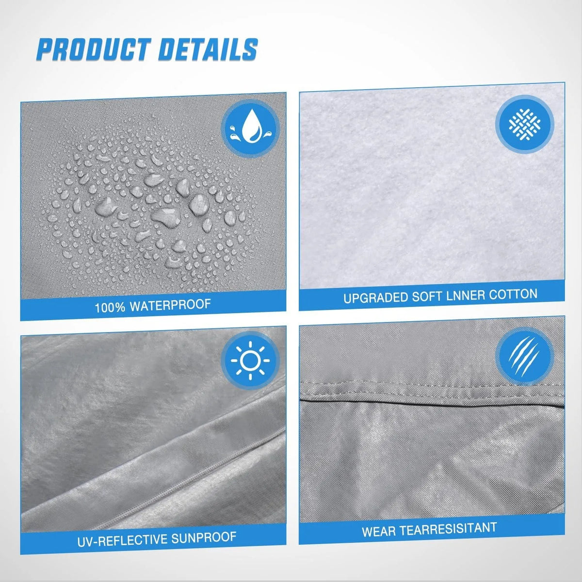 Nilight Universal Car Cover – Waterproof All-Weather Vehicle Cover