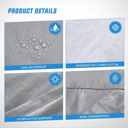 Nilight Universal Car Cover – Waterproof All-Weather Vehicle Cover