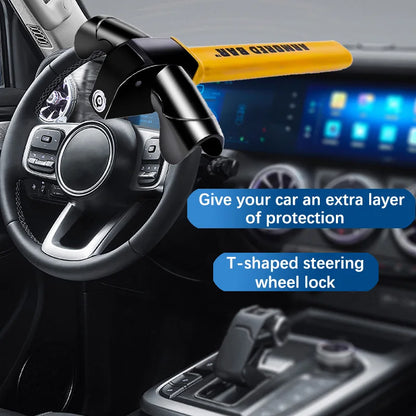 Steering Wheel Anti-Theft Lock – High-Visibility Vehicle Security