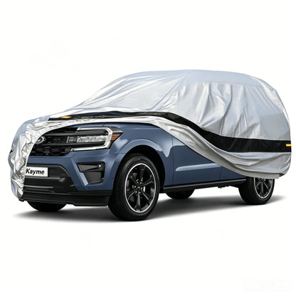 10-Layer Waterproof Car Cover – All-Weather UV, Snow & Rain Protection