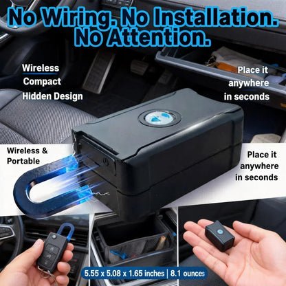 Portable GPS Vehicle Tracker with 6000mAh Battery & Magnetic Mount