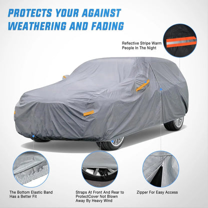 Nilight Universal Car Cover – Waterproof All-Weather Vehicle Cover