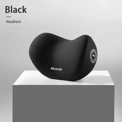 Memory Foam Car Neck Pillow & Lumbar Support Cushion – Headrest Backrest