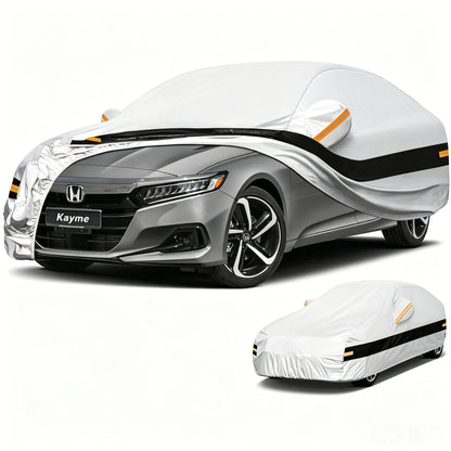 10-Layer Waterproof Car Cover – All-Weather UV, Snow & Rain Protection