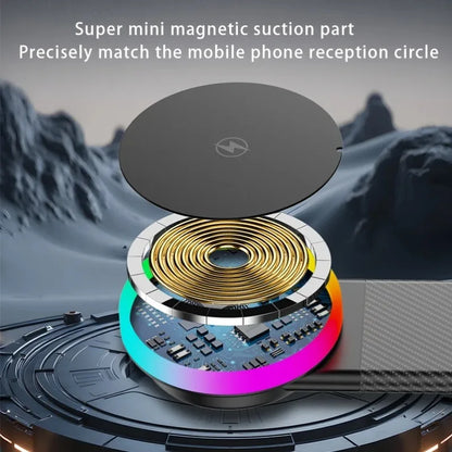 VIKEFON 15W Magnetic Wireless Car Charger Mount