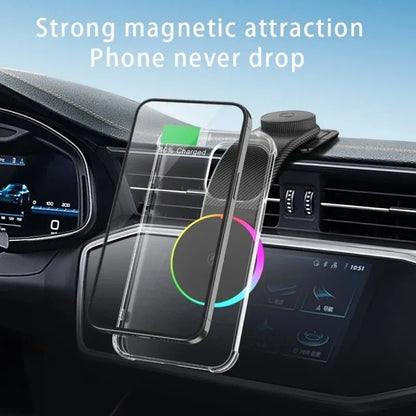 VIKEFON 15W Magnetic Wireless Car Charger Mount