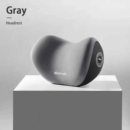 Memory Foam Car Neck Pillow & Lumbar Support Cushion – Headrest Backrest