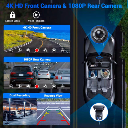 Pionray 10.26" Portable Car Stereo Wireless CarPlay & Android Auto