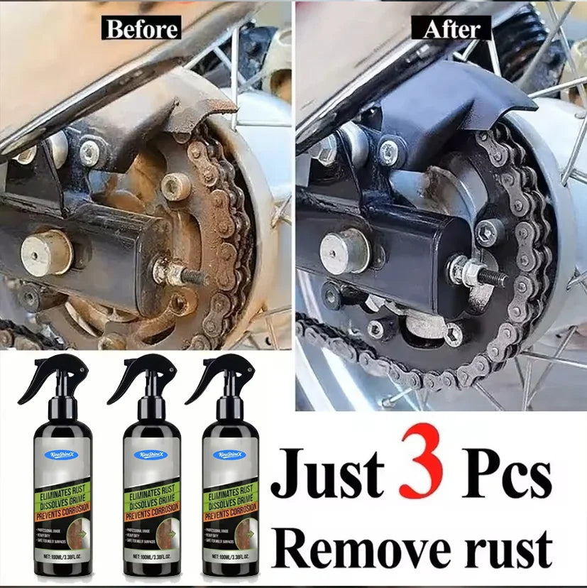 120ml Rust Remover Spray – Car, Wheel & Metal Cleaner