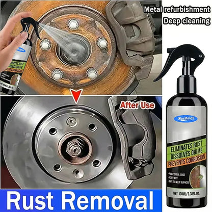120ml Rust Remover Spray – Car, Wheel & Metal Cleaner