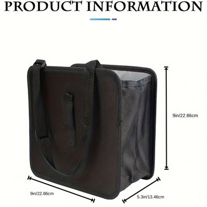 Hanging Car Trash Can & Organizer – Waterproof Leak-Proof Storage Bin
