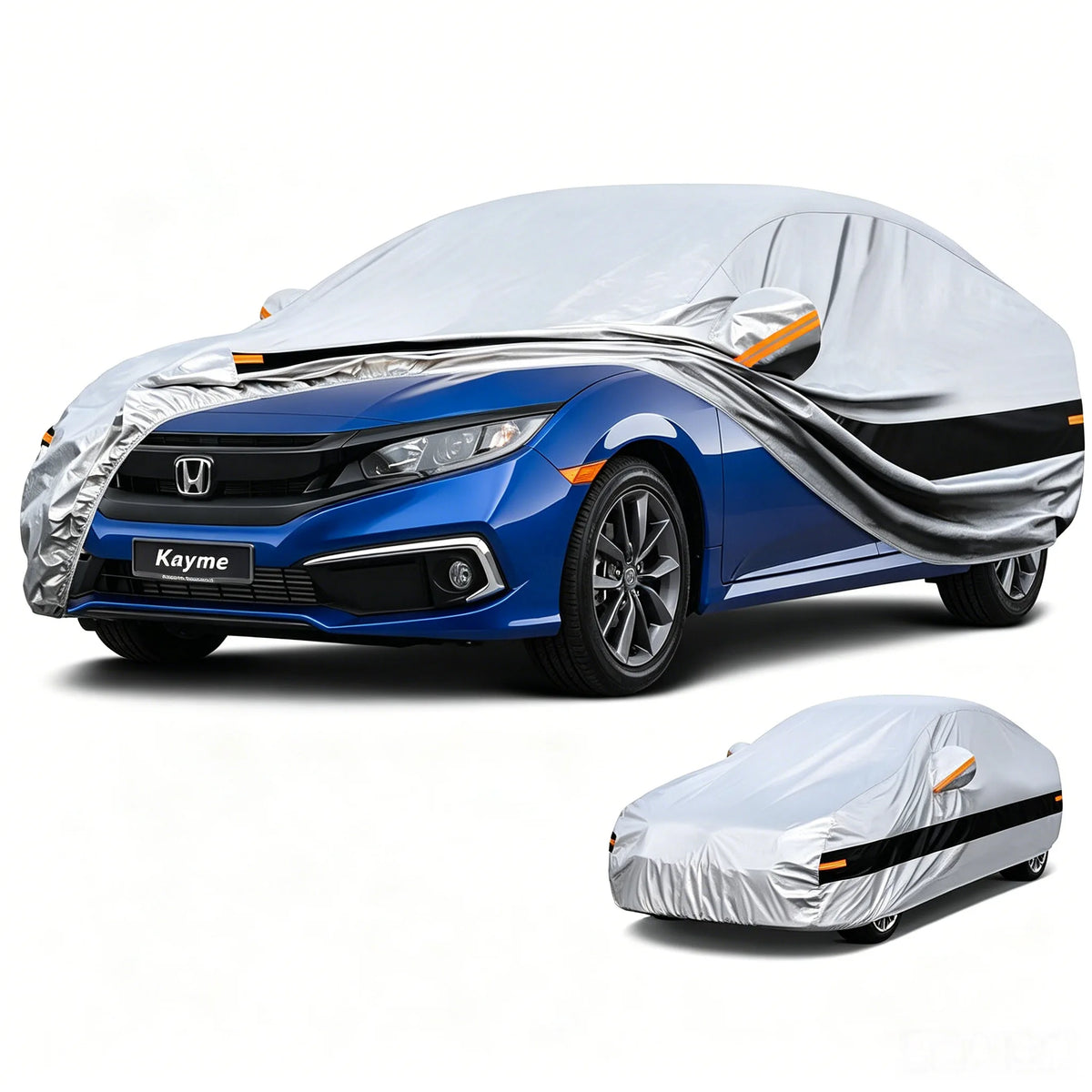 10-Layer Waterproof Car Cover – All-Weather UV, Snow & Rain Protection