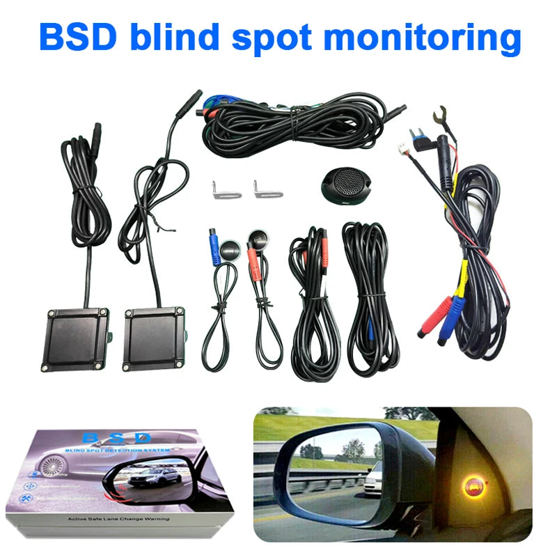 D4 Blind Spot Detection System – Car Blind Zone Warning Sensor