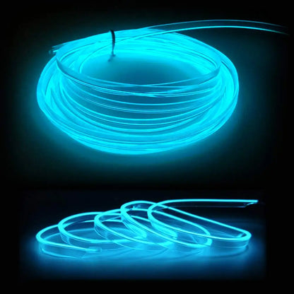 5M LED Car Interior Light Strip – USB RGB Ambient Neon Lighting