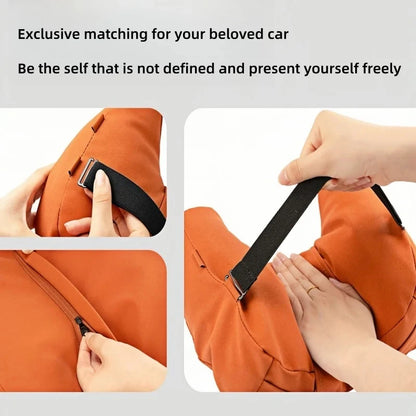 Genuine Leather Car Accessory – Natural Fiber Filling
