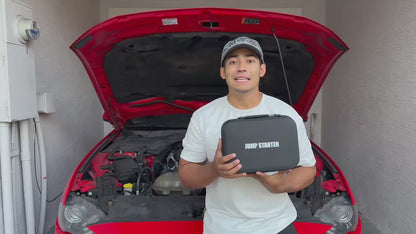 8000A Car Jump Starter with Air Compressor, 12V Portable Power Bank